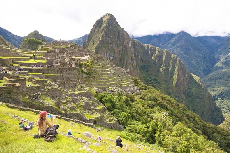 Solo en Machu Picchu