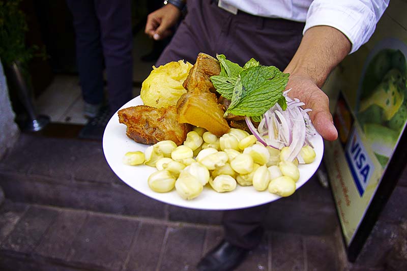 Plato de Chicharron