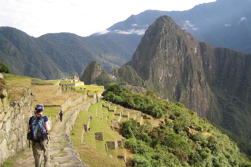 Caminando hacia Machu Picchu