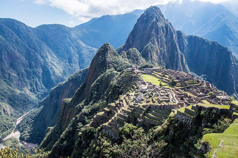 Vista general de la ciudad inca de Machu Picchu