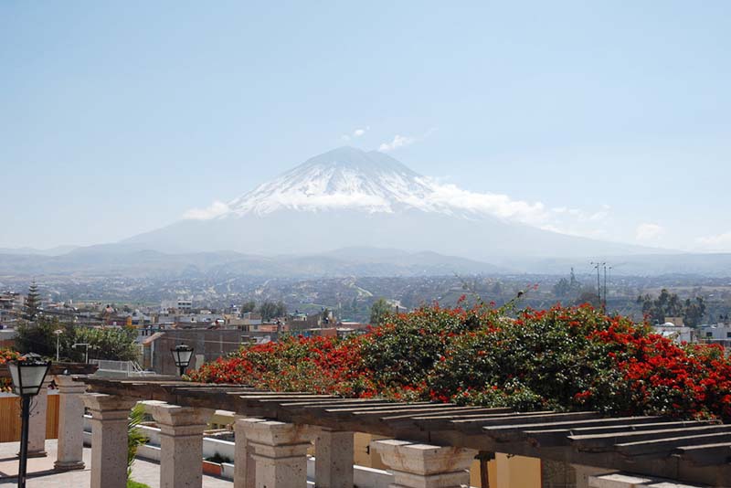 Bella imagen del volcan Misti en Arequipa