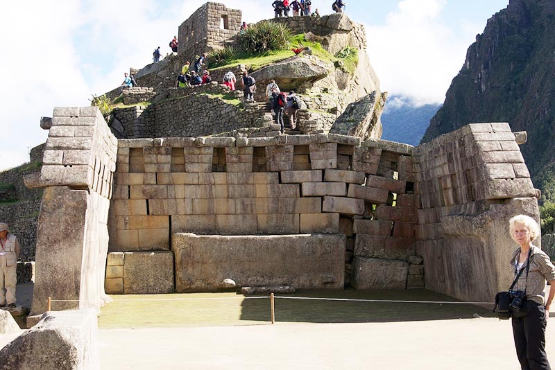 Vista Templo Principal en Machu Picchu