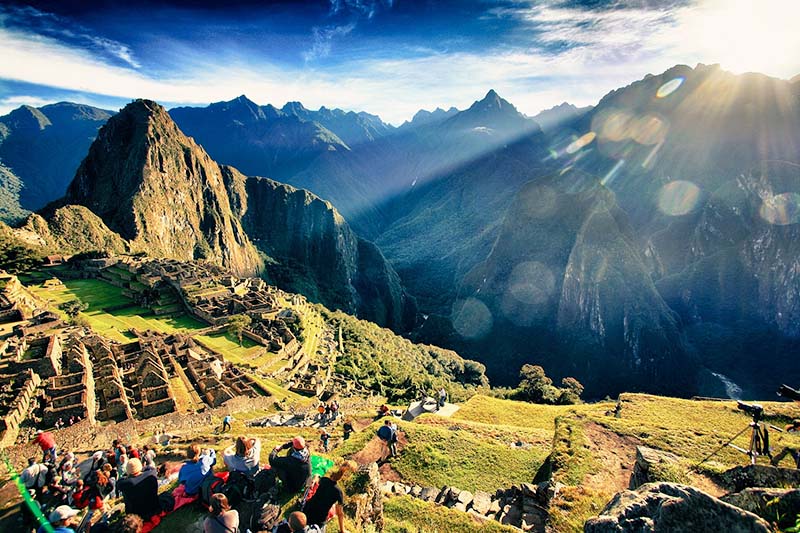 Salida del sol en Machu Picchu
