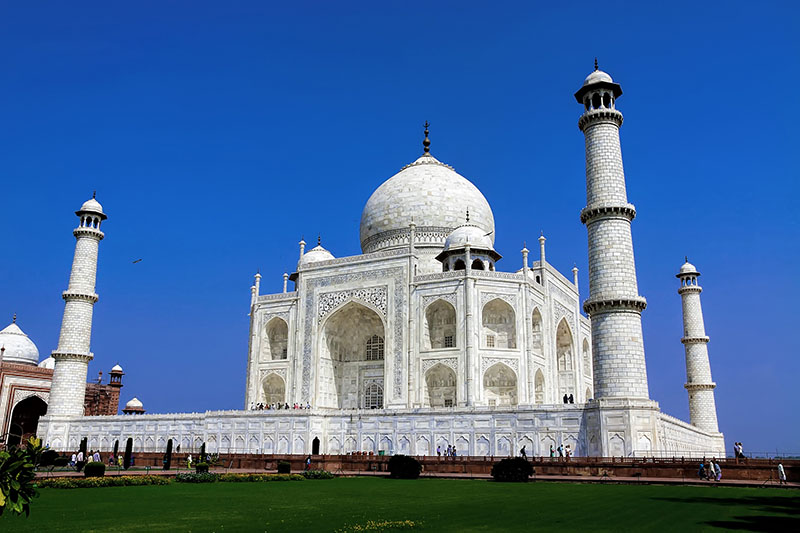 Taj Mahal Vista del Taj Mahal en la India