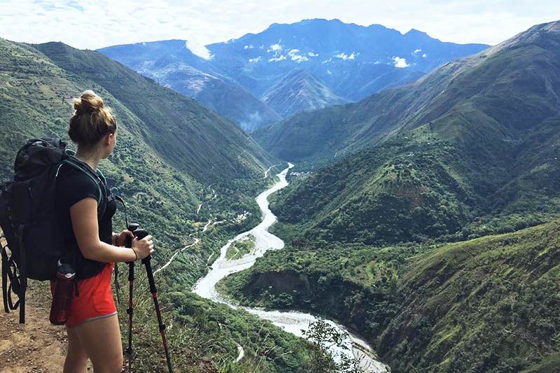 Paisaje del camino inca