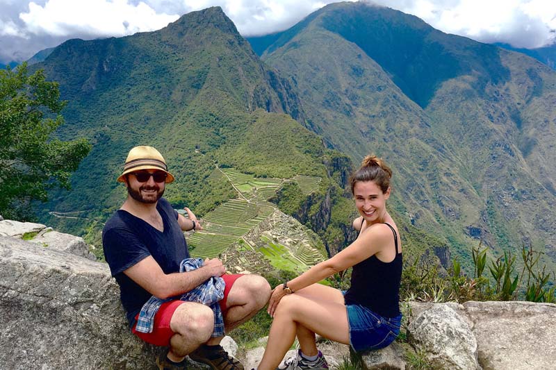 Cima del Huayna Picchu Vista desde la cima del Huayna Picchu