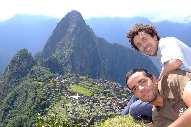 Amigos en Machu Picchu