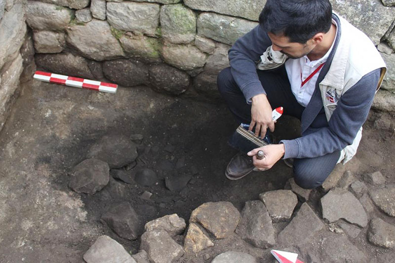 Excavación en Machu Picchu