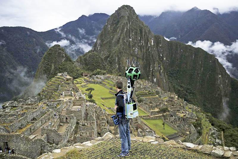 Trekker de Google en Machu Picchu