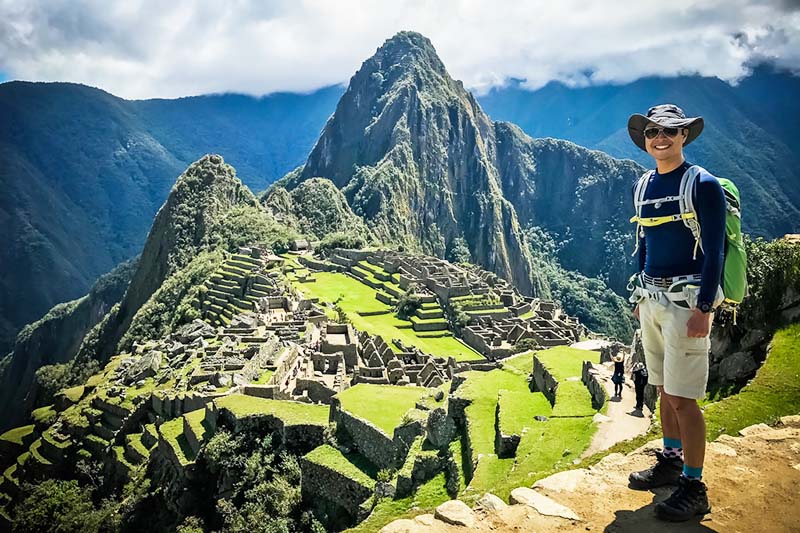 Machu Picchu 2018 Turista visitando Machu Picchu