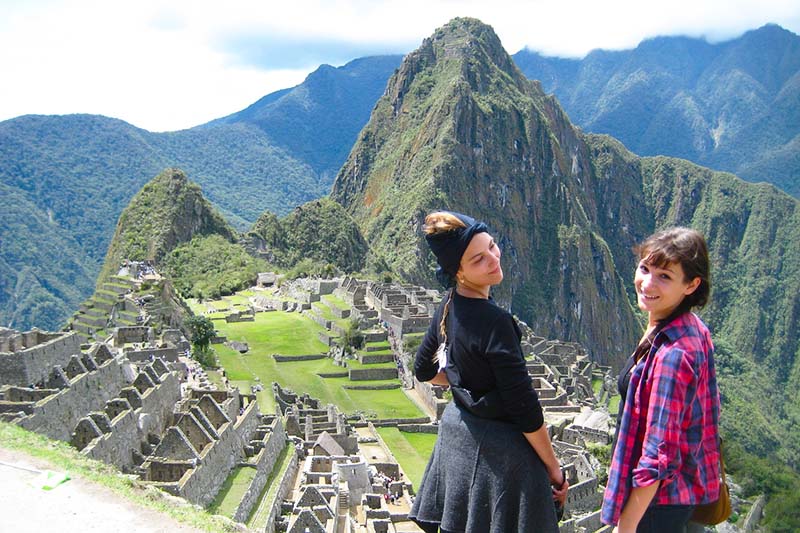 Vista de la montaña Huayna Picchu