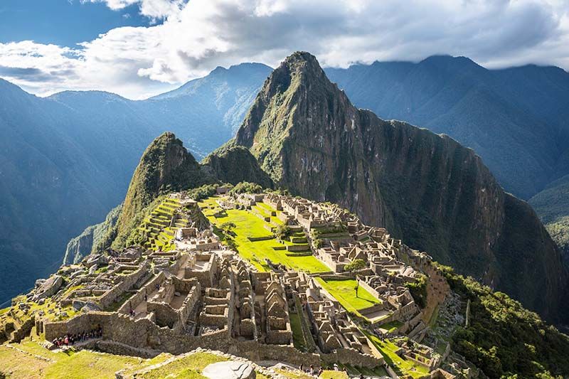 Ansicht von Machu Picchu