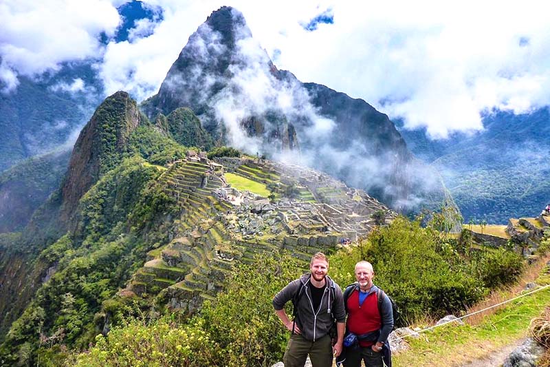 Turistas en Machu Picchu