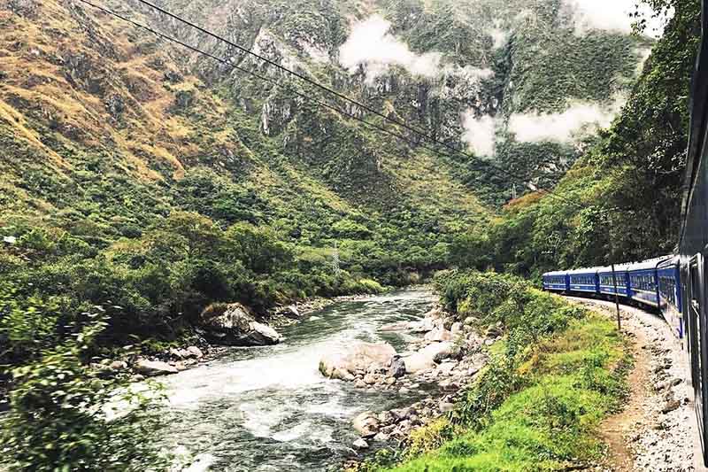 Tren a Machu Picchu Tren con destino a Machu Picchu