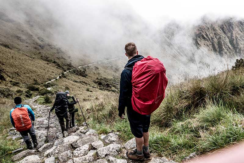 Camino Inca Tramo del camino inca a Machu Picchu