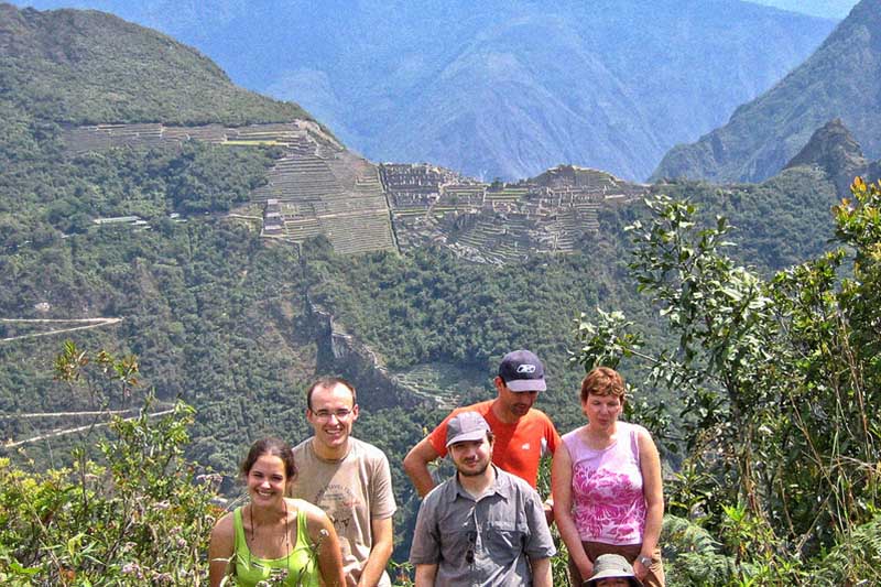 Vista de Machu Picchu desde la montaña Putucusi