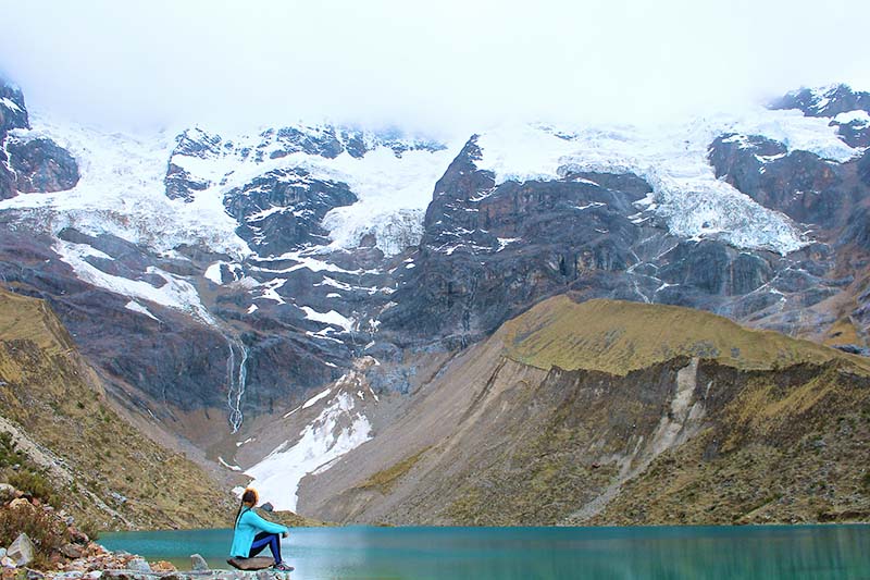 Caminata Salkantay a Machu Picchu Montañas de la cordillera de los Andes en la caminata Salkantay