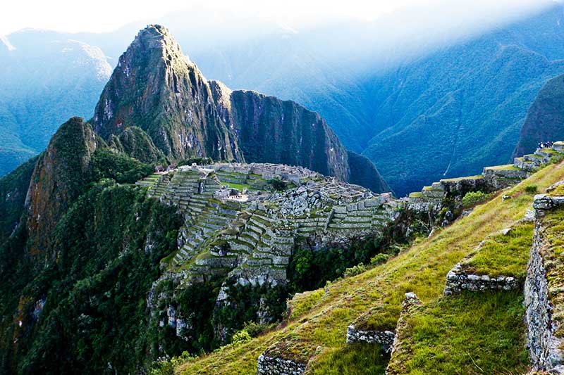 Las montañas de Machu Picchu