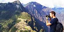 La antigua montaña sobre la cual se construyó Machu Picchu