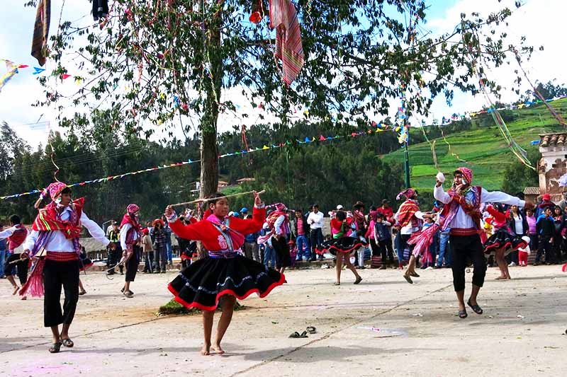 Fiesta de los carnavales en Cusco