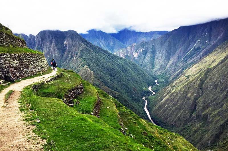 Tramo del Camino Inca hacia Machu Picchu