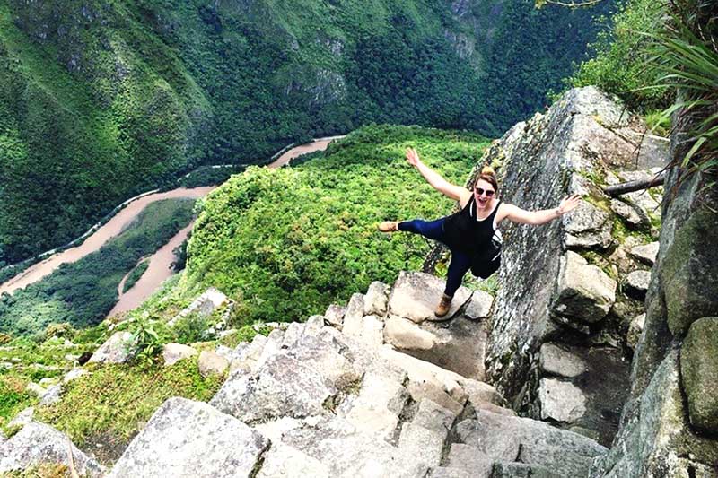 Descenso inolvidable Descendiendo de la montaña Waynapicchu