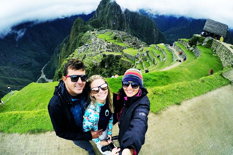 Vista de Machu Picchu desde la casa del guardián