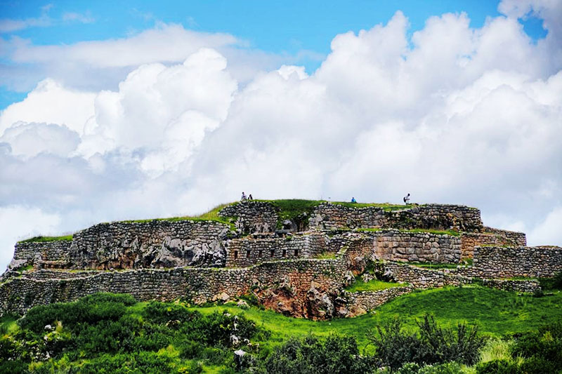 View of the Terraces of Puca Pucara