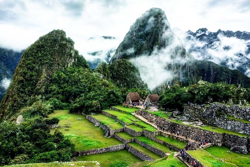 Vista de la montaña Huayna Picchu