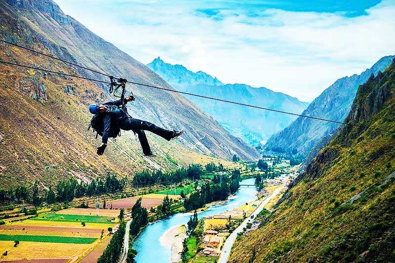 Zip Line in the Sacred Valley of the Incas