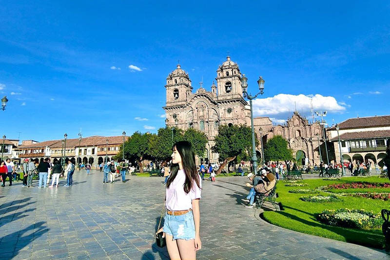 Plaza principal de la ciudad del Cusco