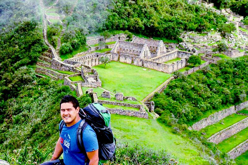 Inca city of Choquequirao Tourist in Choquequirao