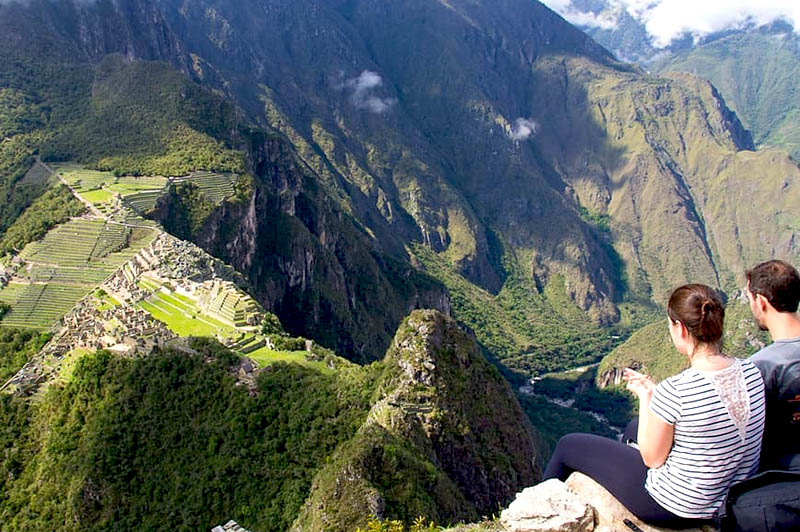 Parte superiore di Huayna Picchu