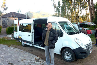 Transfer zum Hotel in Cusco Poroy
