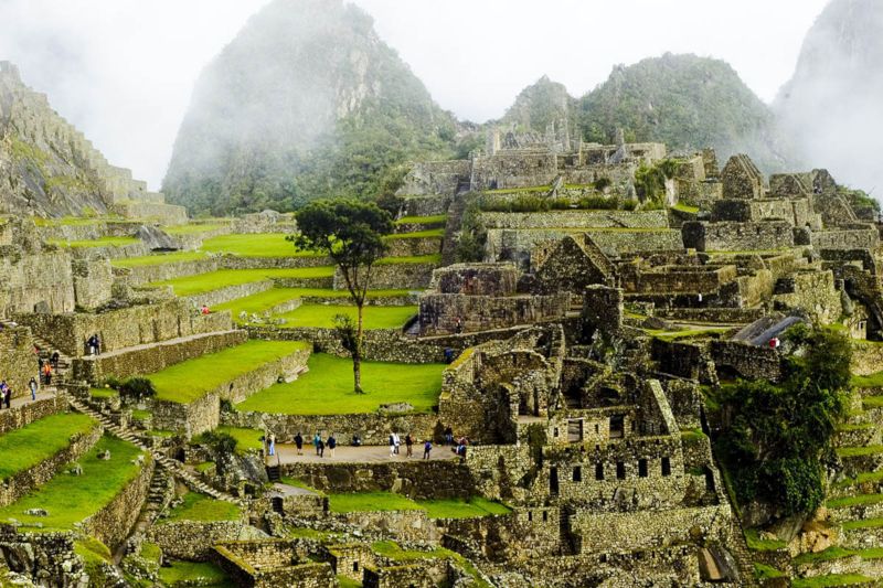 Constructions in Machu Picchu