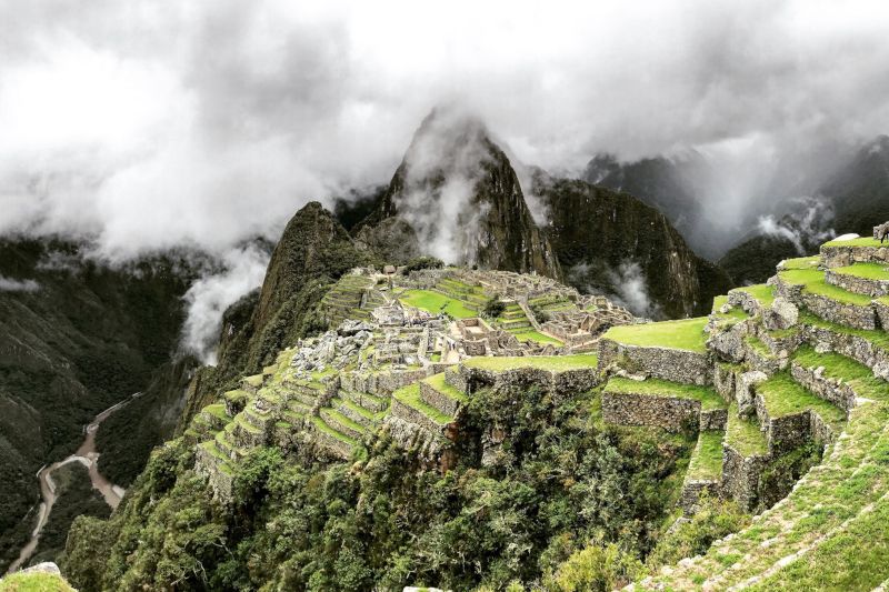 Ansicht von Machu Picchu