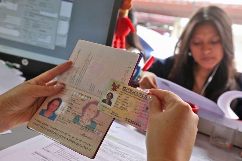 Documentos de ingresso para Machu Picchu