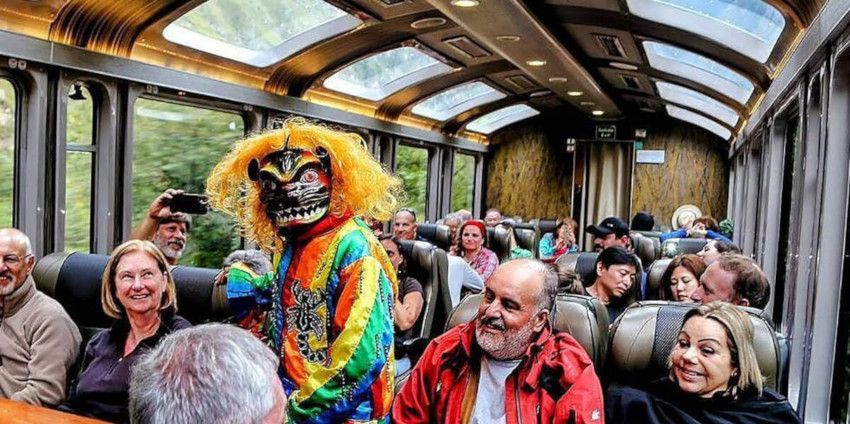 Servizio a bordo: biglietto del treno per Machu Picchu