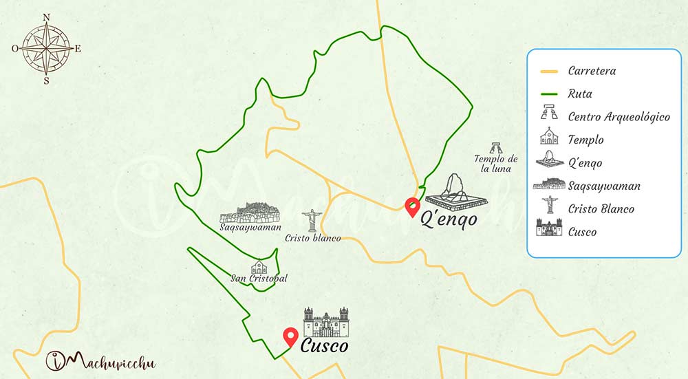 mapa qenqo cusco