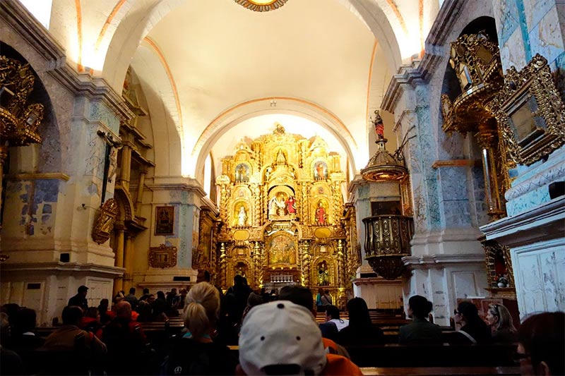 Inside the Cathedral of Cusco