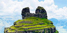 Waqrapukara, la fortaleza inca en forma de cuerno