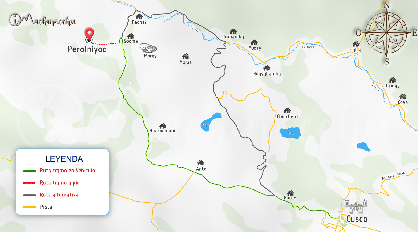 Mapa catarata de Perolniyoc