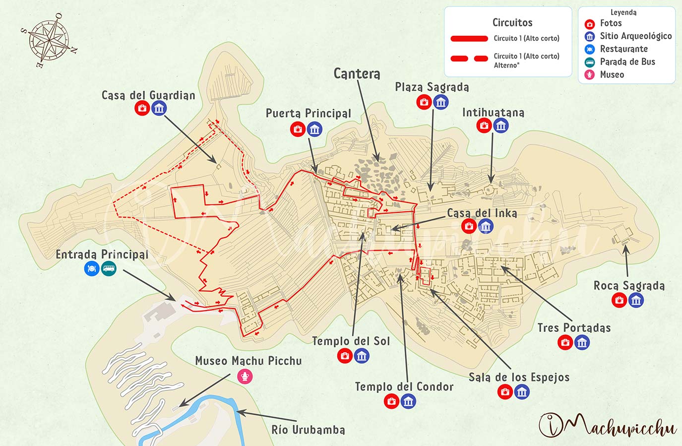 Circuito 1 - Tour di Machu Picchu