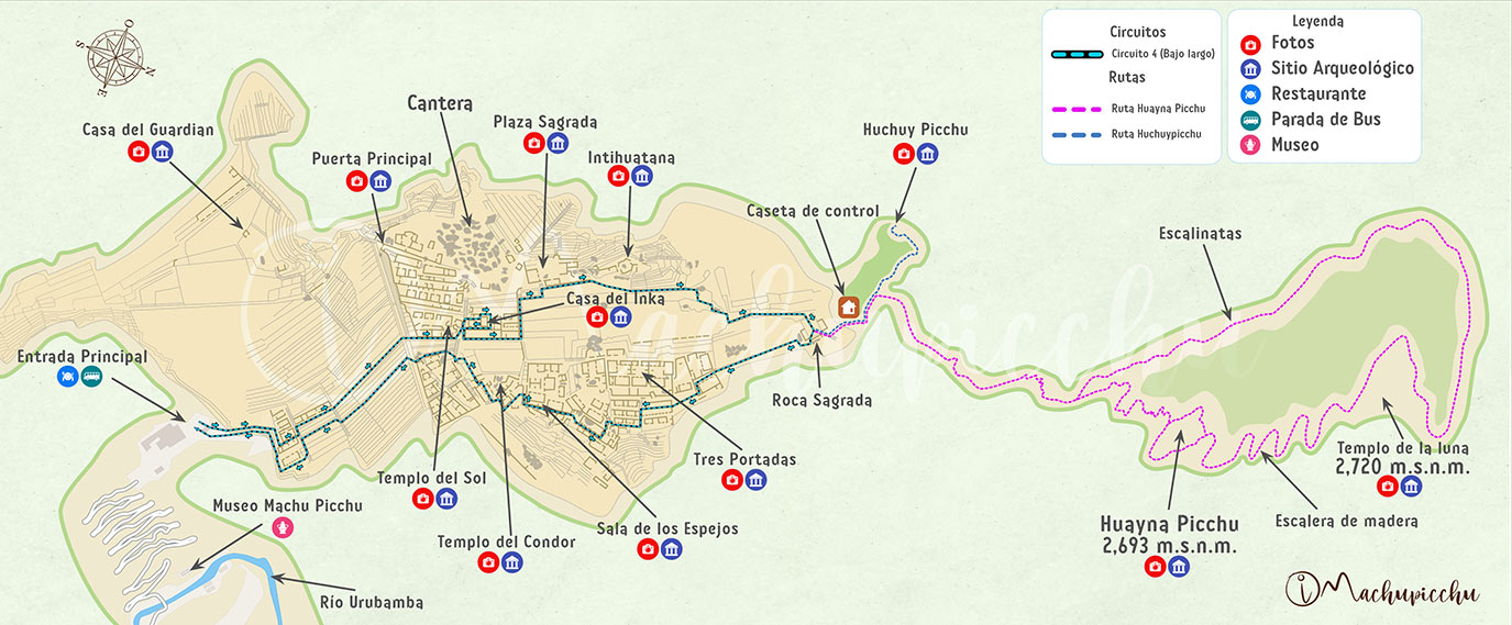 Circuito 4 - Machu Picchu Tour + Huayna Picchu