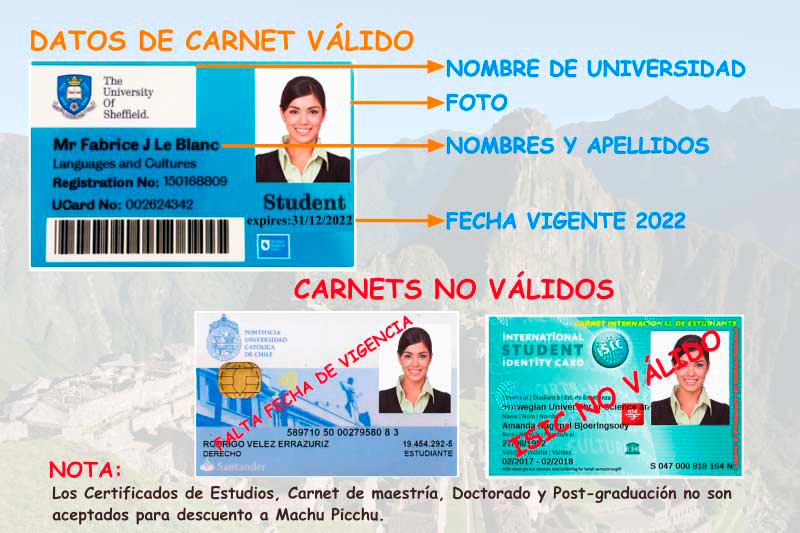 Carnet Machu Picchu Carnet Machu Picchu descuento