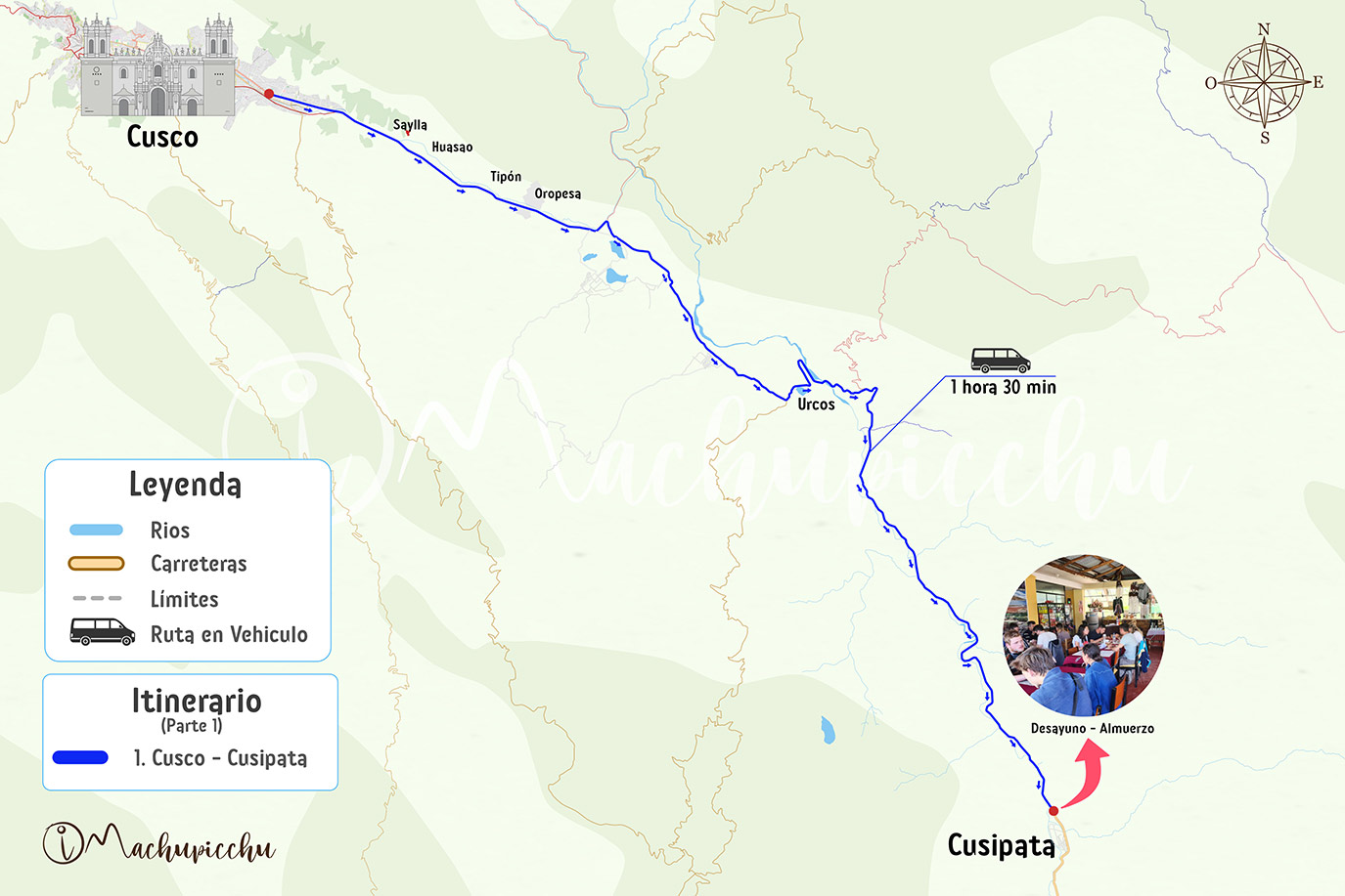 Ruta Cusco Cusipata Palcoyo tour