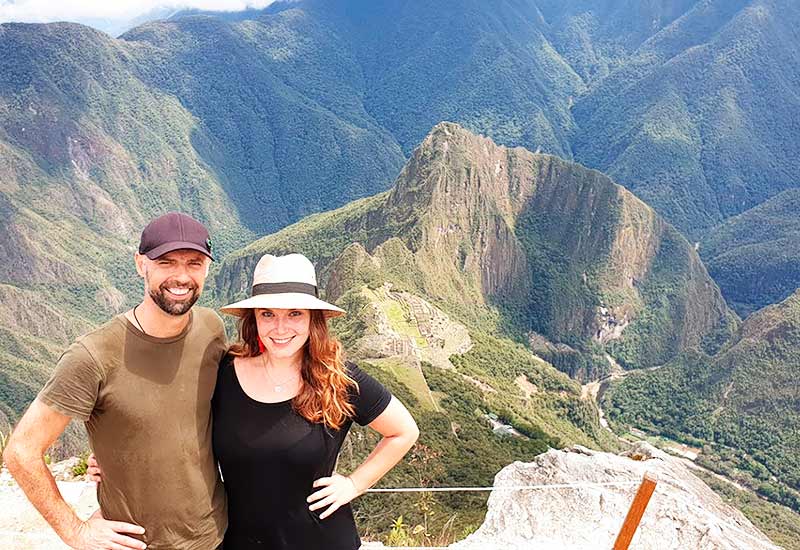 Machu Picchu Photo from the Mountain 