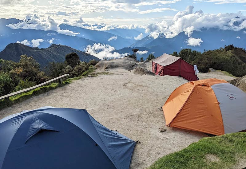 Acampamento na Trilha Inca