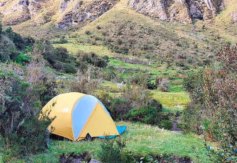 Camino Inca Campamento