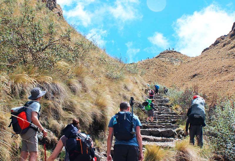 Camino Inca Escalinatas de piedra